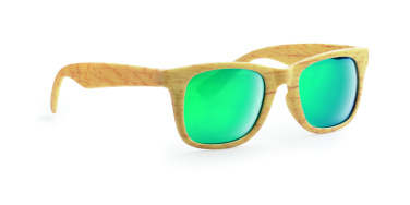 Logotrade promotional merchandise picture of: Wooden look sunglasses MAARDU